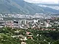 Pohled na Caracas od Valle Ariba