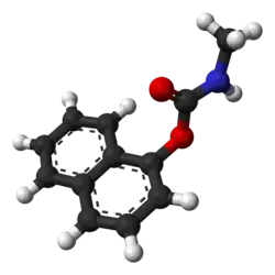 Model molekuly karbarylu