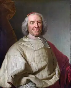 André Hercule kardinál de Fleury (portrét od Hyacinthe Rigauda)
