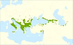 Areál rozšíření