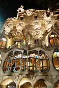 Casa Batlló v noci