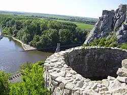 Pohled z hradu Devin