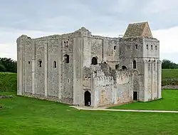 Hrad ve vesnici Castle Rising
