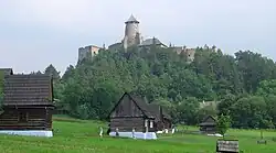 Ľubovňanský hrad se skanzenem