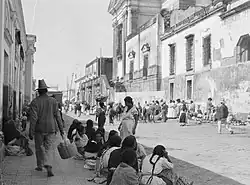 Život u Metropolitní katedrály, Guatemala, 1910