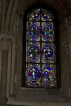 Vitráž z konce 13. století