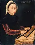 Dívka u spinelu, 1548