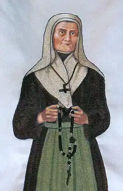 Její vyobrazení na procesní korouhvi