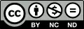 CC-by-NC-ND icon