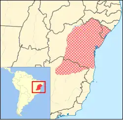 Rozšíření malpy zlatobřiché