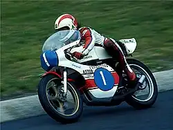 Johnny Cecotto na stroji Yamaha, Nürburgring 1976