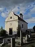 Cemetery chapel in Hostim, Znojmo District.JPG