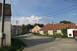 Centrum Louky od kaple sv. Františka z Assisi