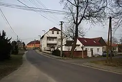 Centrum Odunce od kaple sv. Rodiny