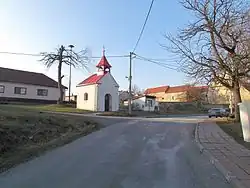 Centrum Okrašovic s kaplí sv. Jiljí