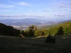 Pohled na masív Poľany