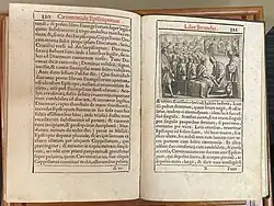 Vydání Caeremoniale Episcoporum z roku 1651 ve sbírce Muzea katolického umění a historie