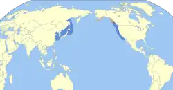 Rozšíření papuchalka růžkatého