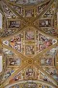 Malby na chrámové klenbě