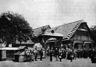 Rudolf Bruner-Dvořák: Staročeská chalupa na Jubilejní výstavě