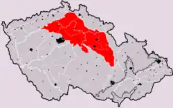 Česká tabule na mapě Česka