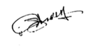 Cevdet Sunay, podpis