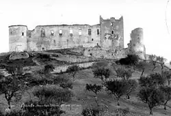 Zámek Château des Hospitaliers de Saint-Jean, září 1887