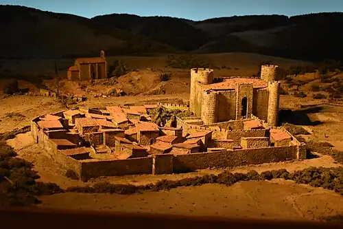 model středověké podoby hradu