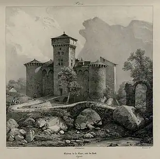 historický obrázek château de la Caze