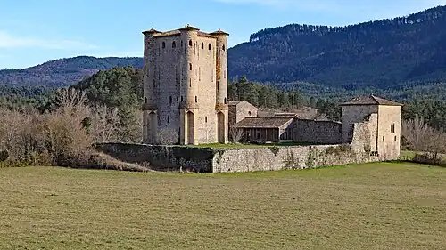 pohled na hrad Arques