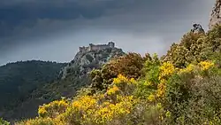 pohledy na hrad Puilaurens