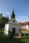 Chapel in Lovčovice, Třebíč District.JPG