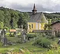 Hřbitov v sousedství kaple