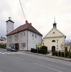 Kaple Navštívení Panny Marie a požární zbrojnice