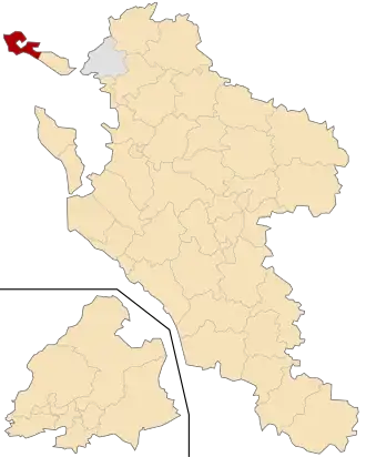 Kanton na mapě departementu Charente-Maritime