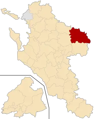 Kanton na mapě departementu Charente-Maritime