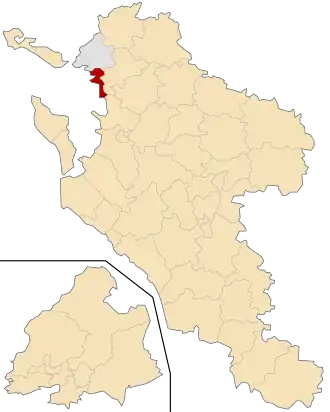 Kanton na mapě departementu Charente-Maritime