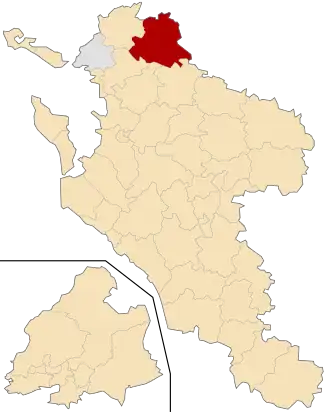 Kanton na mapě departementu Charente-Maritime