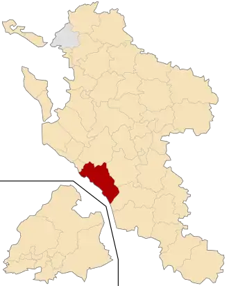 Kanton Cozes na mapě departementu Charente-Maritime