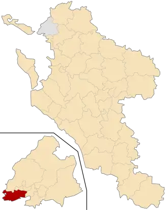 Kanton na mapě departementu Charente-Maritime