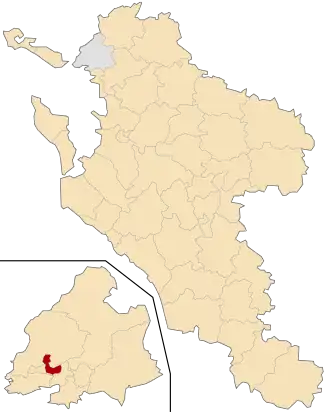 Kanton na mapě departementu Charente-Maritime