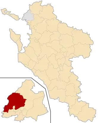 Kanton na mapě departementu Charente-Maritime