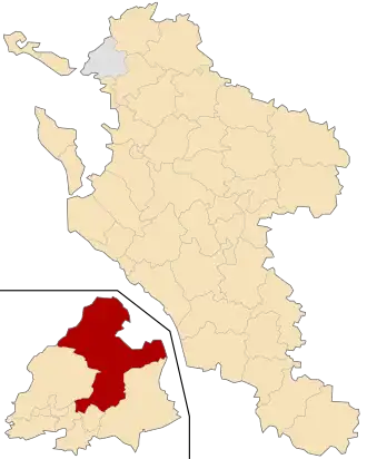 Kanton na mapě departementu Charente-Maritime