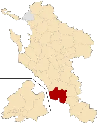 Kanton Mirambeau na mapě departementu Charente-Maritime