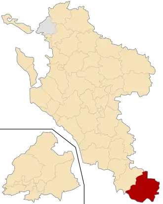 Kanton na mapě departementu Charente-Maritime