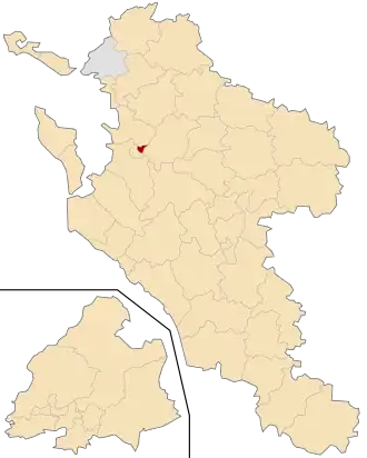 Kanton Rochefort-Centre na mapě departementu Charente-Maritime