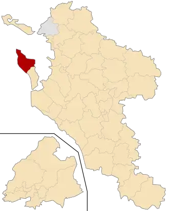 Kanton Saint-Pierre-d’Oléron na mapě departementu Charente-Maritime