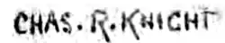 Charles Robert Knight – podpis