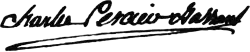 Charles Percier Bassant – podpis