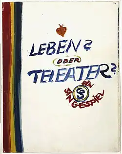 Titulní stránka Leben? oder Theater?: Ein Singespiel[19]